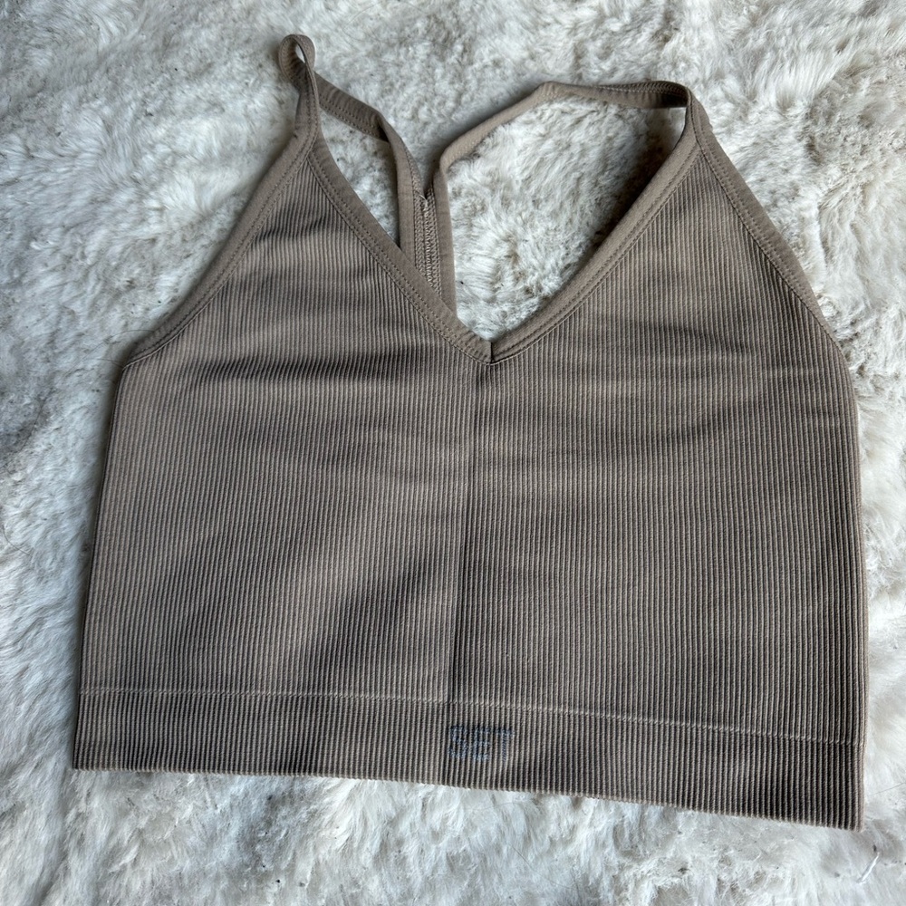 SET Active Sculptflex Ribbed V Bra/Tank